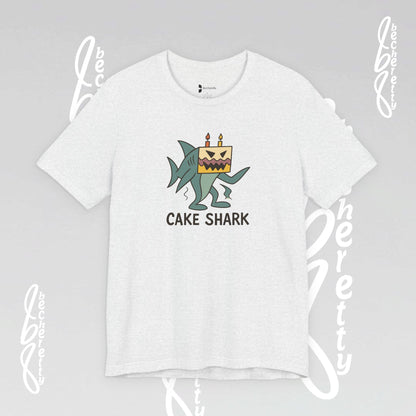 Cake Shark Tee - Designed by a 10-Year-Old - Celebrate Neurodiversity - Casual Wear