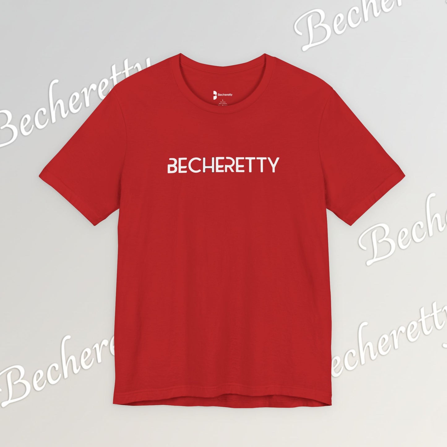 Short Sleeve Tee Becheretty  "Minimalist Design. Maximum Impact" Express Yourself. Casual Wear