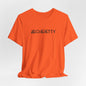Short Sleeve Tee Becheretty  "Minimalist Design. Maximum Impact" Express Yourself. Casual Wear