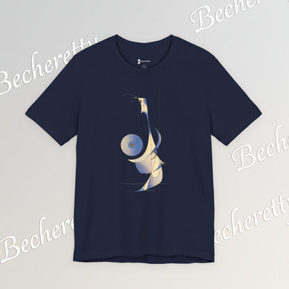 Abstract DJ Tee - Art Graphic Minimalist Becheretty - Perfect for Casual Outfits, Gift for Friends, Summer Style.