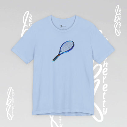 Vintage Tennis Racket - Art Graphic T'Shirt Becheretty - Tennis Enthusiasts - Casual Wear