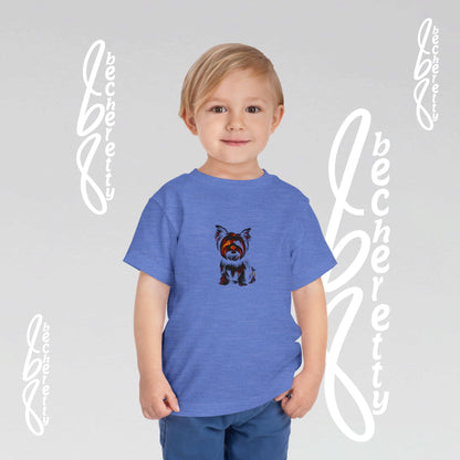 Yorkie - Graphic Tee "Becheretty" for Toddlers -  Perfect gift for the little ones