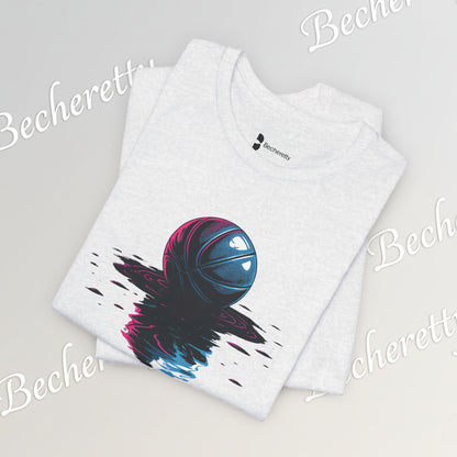 Abstract Basketball T-Shirt - Art Graphic Becheretty - Perfect gift for Basketball Lovers - Casual Wear