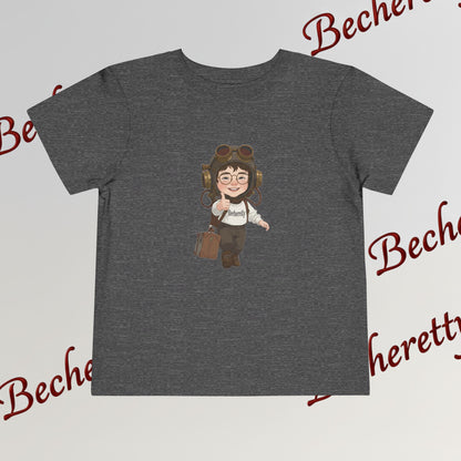 Toddler Tee  "Aviation Pilot" — Cute Little Aviator Graphic Art Becheretty