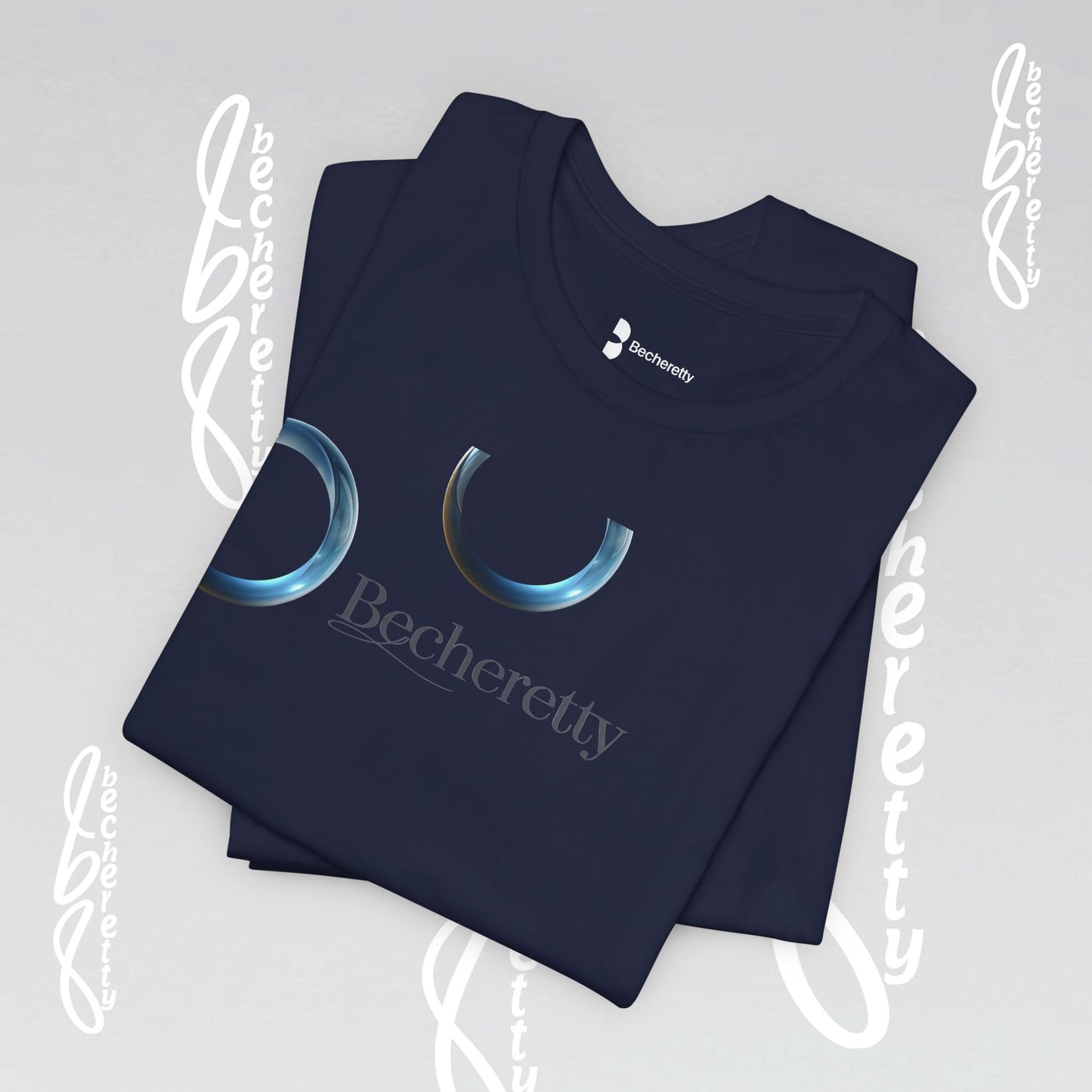 Becheretty Graphic T-Shirt - Broken Vector Line - Casual Wear - Fashion Style