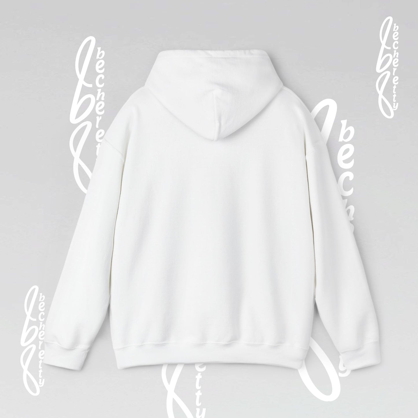 Funny Ghost Hoodie - Art Graphic Minimalist Becheretty "Ghost Headphone"