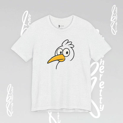 Artistic Minimalist Graphic Becheretty T-shirt - Inspired by a child's drawing - Every Mind Can Fly - Celebrating Neurodiversity.