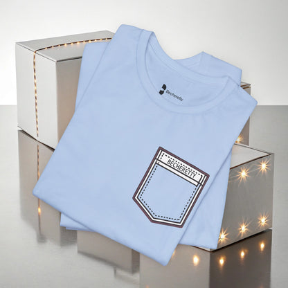 Becheretty Pocket - Minimalistic T-Shirt Desing - Unisex - Casual Wear