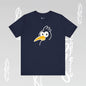 Artistic Minimalist Graphic Becheretty T-shirt - Inspired by a child's drawing - Every Mind Can Fly - Celebrating Neurodiversity.