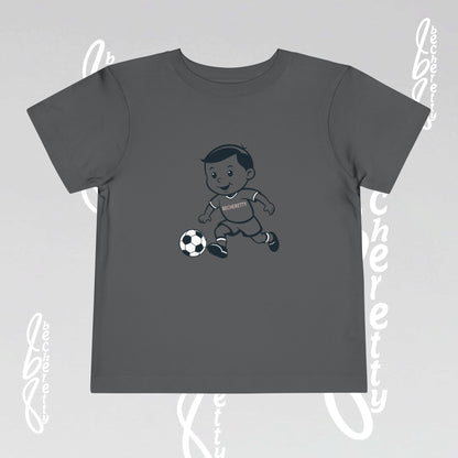 Toddler T'Shirt for Playful Days By Becheretty Design - Casual Toddler Wear - Soccer Lovers