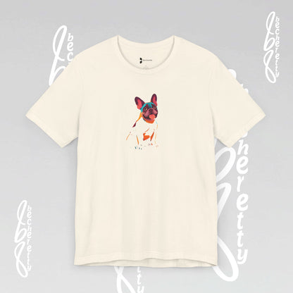 French Bulldog - T-Shirt - Artistic Graphic Design Becheretty - Unisex - Perfect Gift Dogs Lovers
