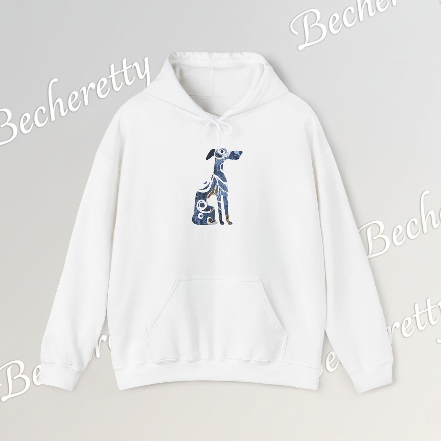 Artistic Dog Silhouette Hoodie - Graphic Becheretty - Perfect gift for dog lovers