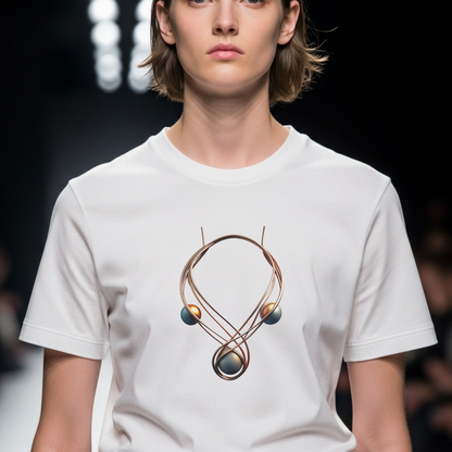 Art Graphic  Necklace "Mystic Orb"