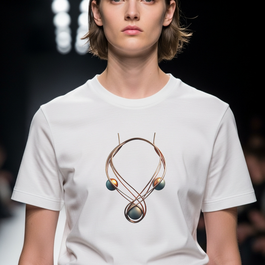 Art Graphic  Necklace "Mystic Orb"