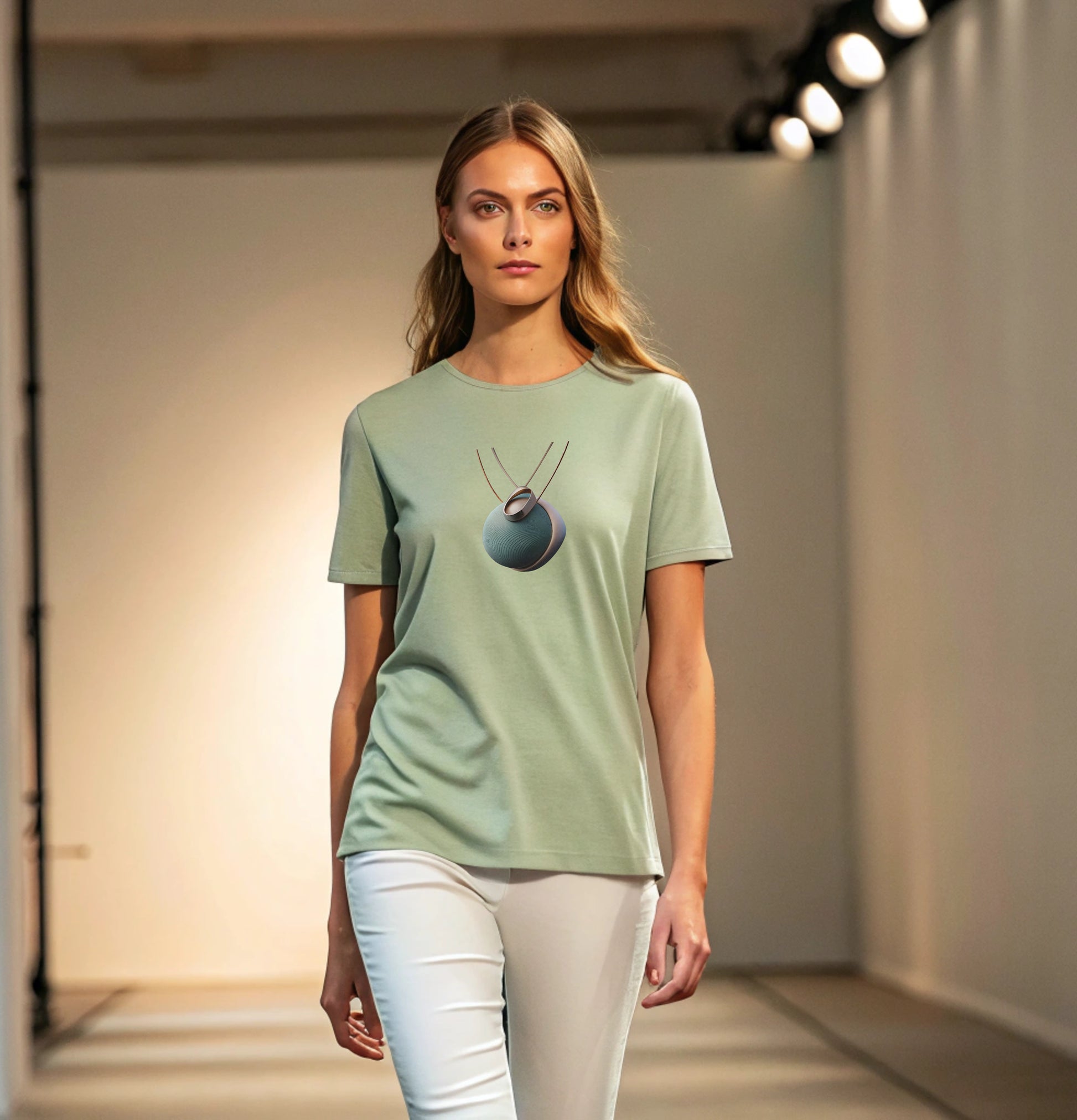 Artistic Necklace Graphic T-Shirt Becheretty - Fashion & Casual wear