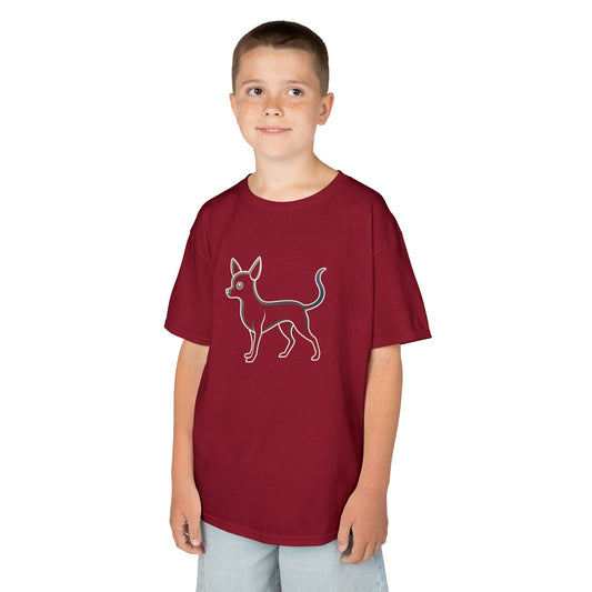 Adorable Dog Illustration Kids Tee - Cute Pet Shirt for Animal Lovers, Gift for Dog Owners, Casual Wear