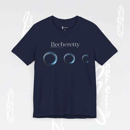 Circles Broken Vector Line - Minimalist Graphic Tee Becheretty 
