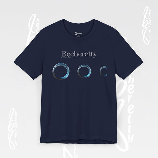 Circles Broken Vector Line - Minimalist Graphic Tee Becheretty 