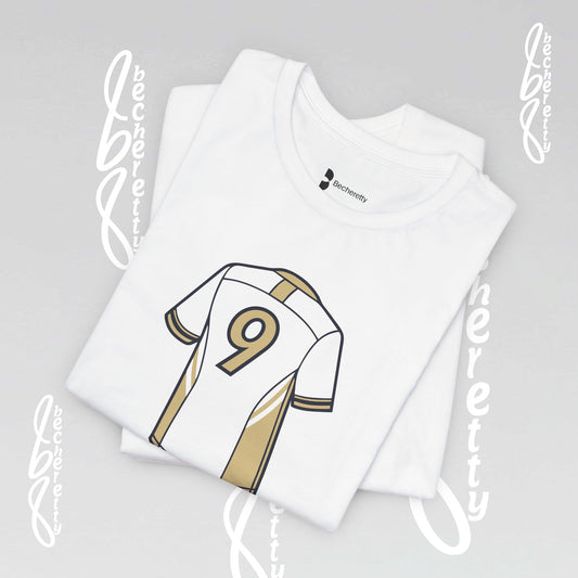 Soccer Number 9 - Graphic Tee Becheretty - Athletic apparel, game day, casual wear
