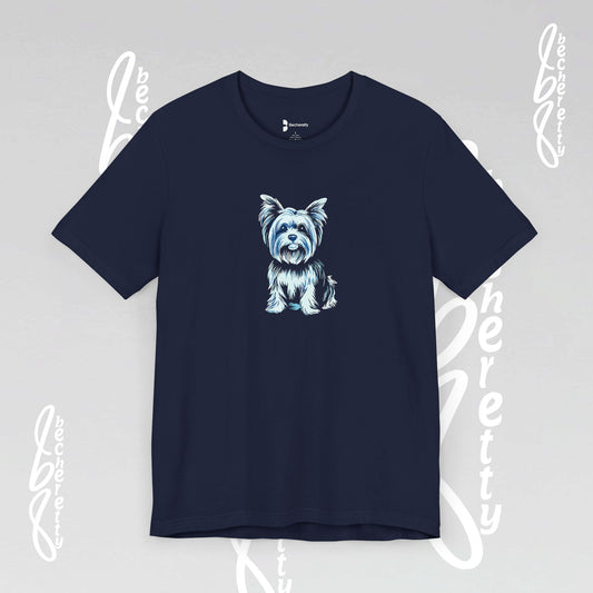 Yorkie Graphic T'Shirt Becheretty - Perfect gift for Pets Lovers & Casual Wear
