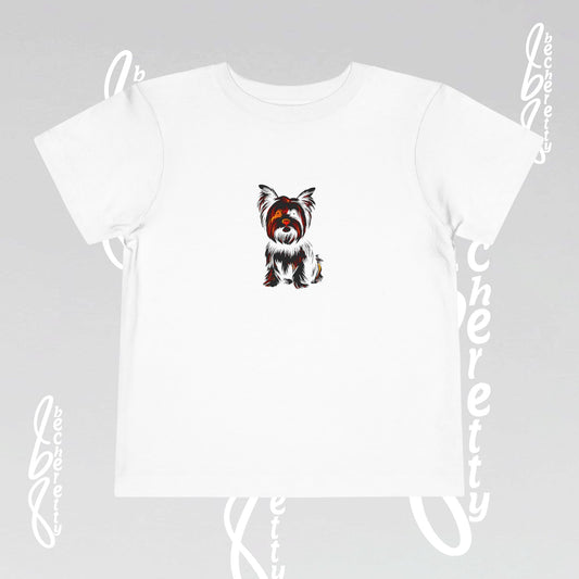 Yorkie - Graphic Tee with transparencies "Becheretty" for Toddlers -  Perfect gift for the little ones